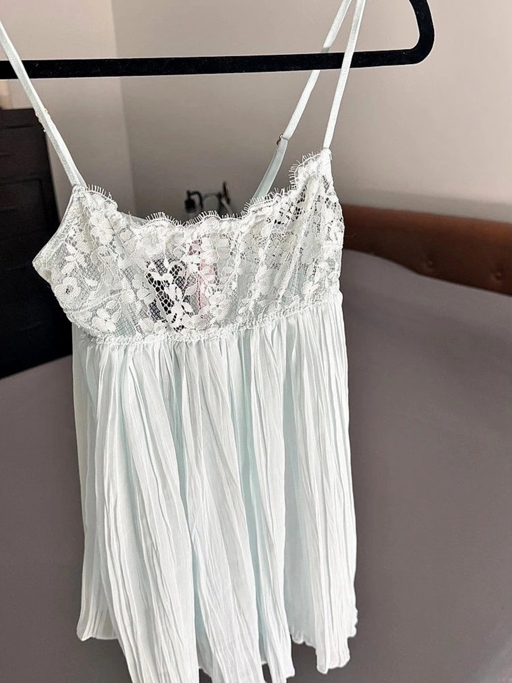 Victoria's Secret Dream Angels Lace Plaited Babydoll Set Lace Babydoll Set in